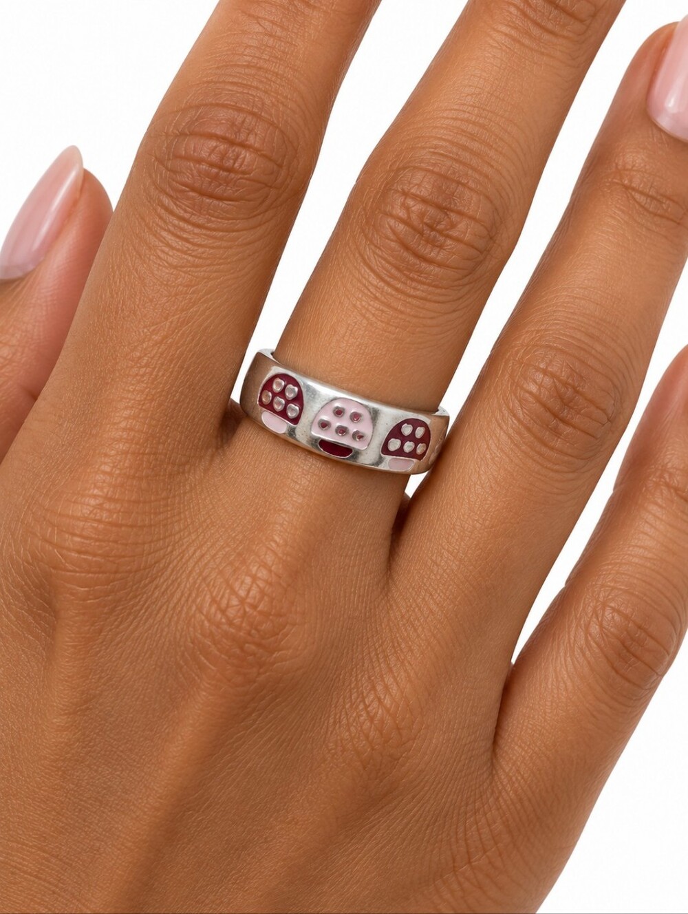 Silver Mushroom Ring